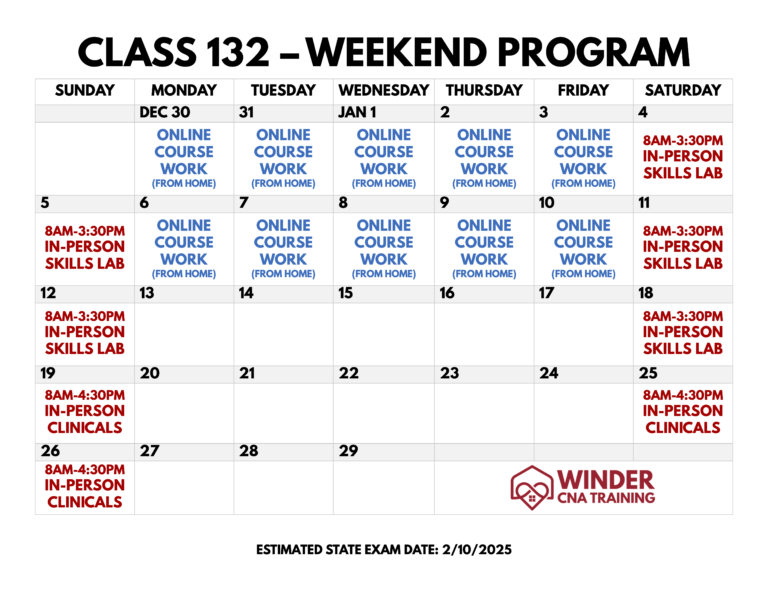 Certified Nursing Assistant (CNA) Classes Near Me Winder CNA Training Certified Nursing Assistant (CNA) Classes Near Me Winder CNA Training